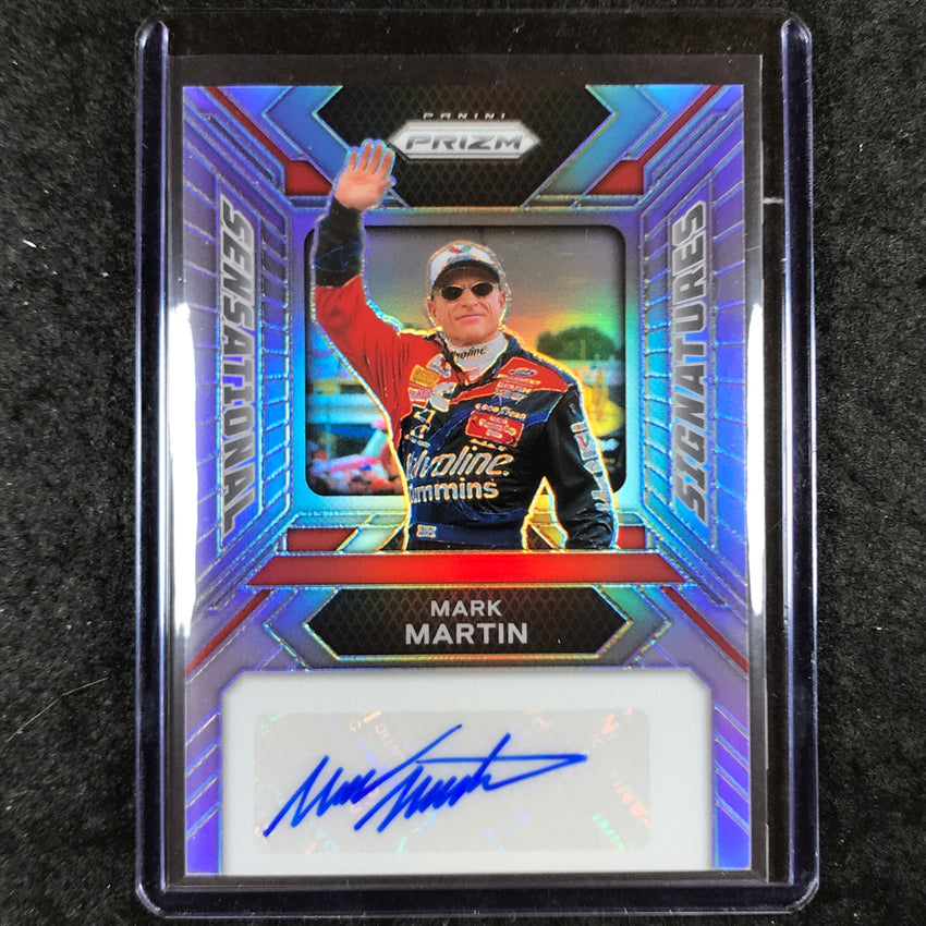 2024 Prizm NASCAR Racing MARK MARTIN Sensational Signatures Auto Silver #MMN