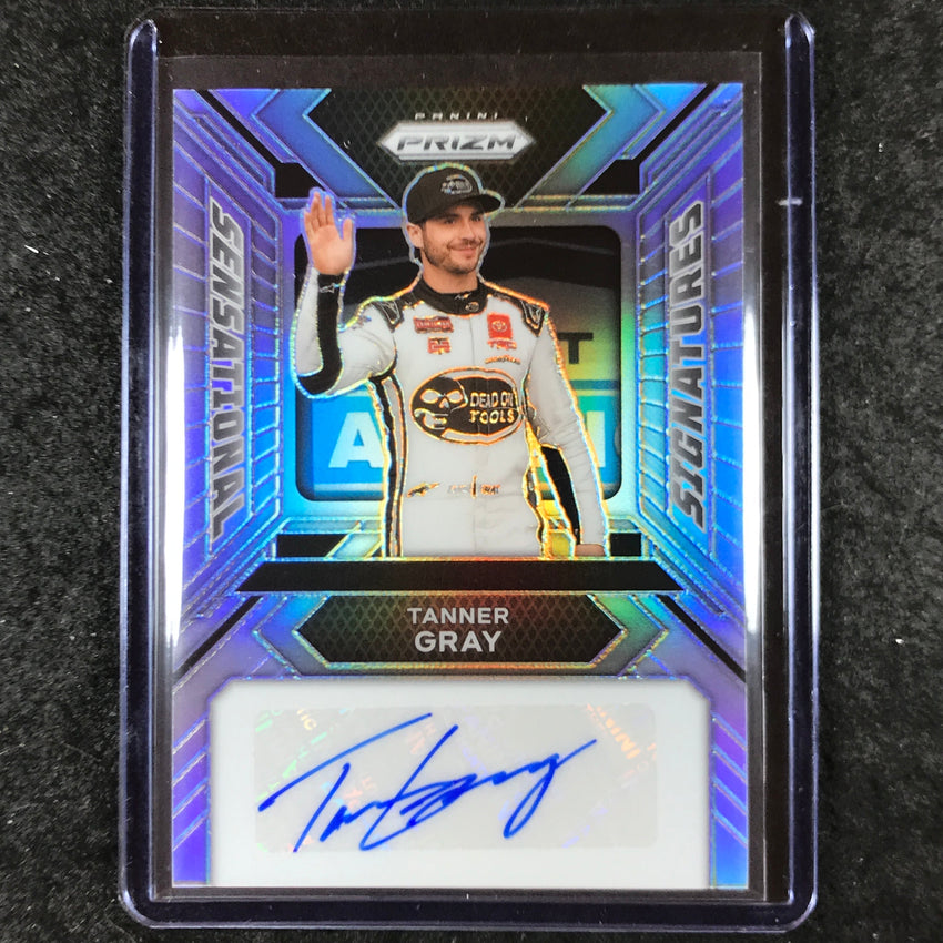 2024 Prizm NASCAR Racing TANNER GRAY Sensational Signatures Auto Silver #TGY