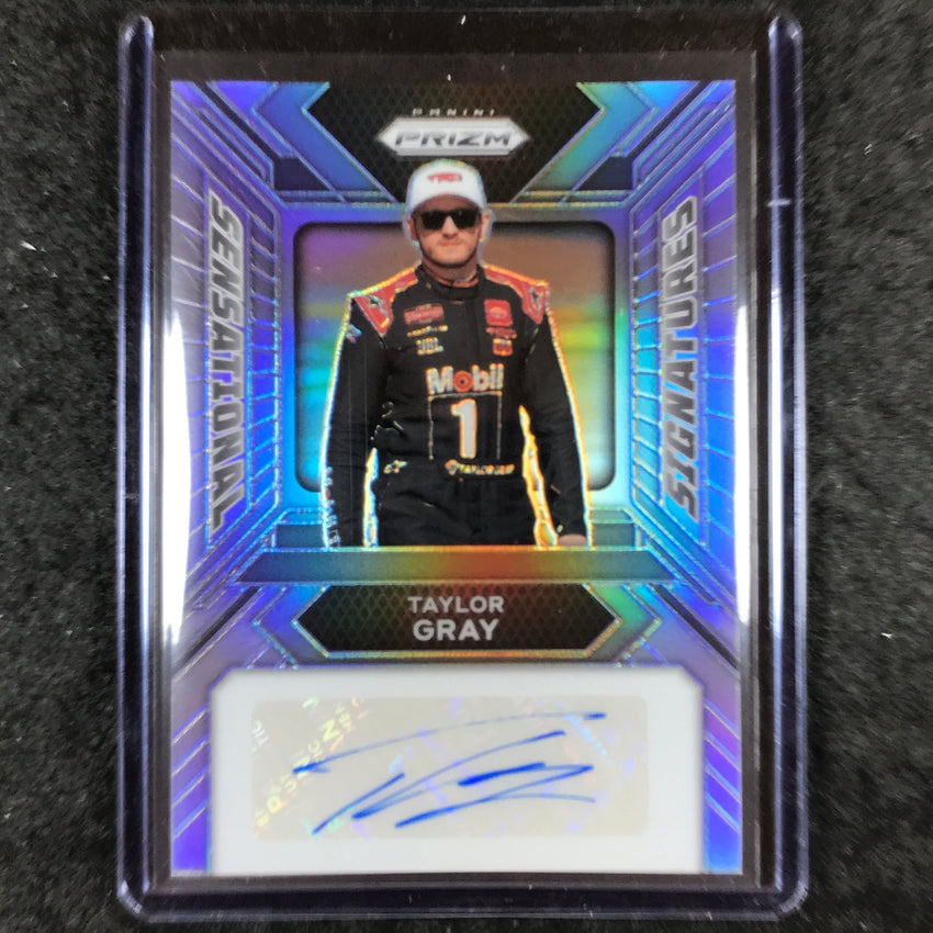 2024 Prizm NASCAR Racing TAYLOR GRAY Sensational Signatures Auto Silver #TGY