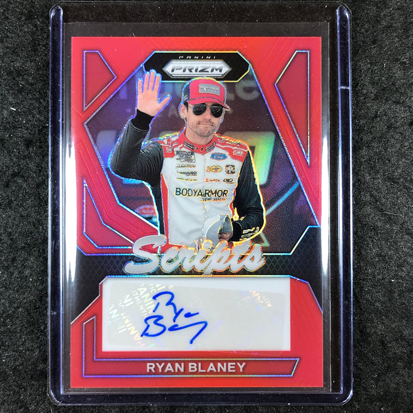 2024 Prizm NASCAR Racing RYAN BLANEY Scripts Auto Red 11/99