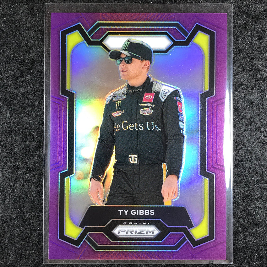 2024 Prizm NASCAR Racing TY GIBBS Base Purple 50/99 #4