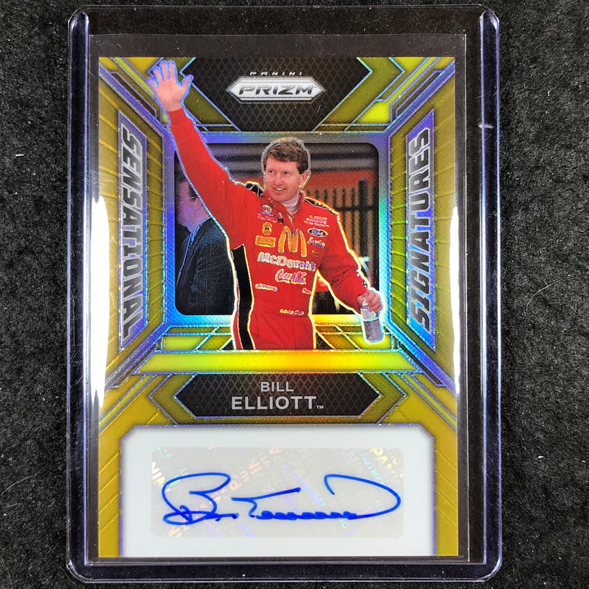 2024 Prizm NASCAR Racing BILL ELLIOTT Sensational Signatures Auto Gold 1/10