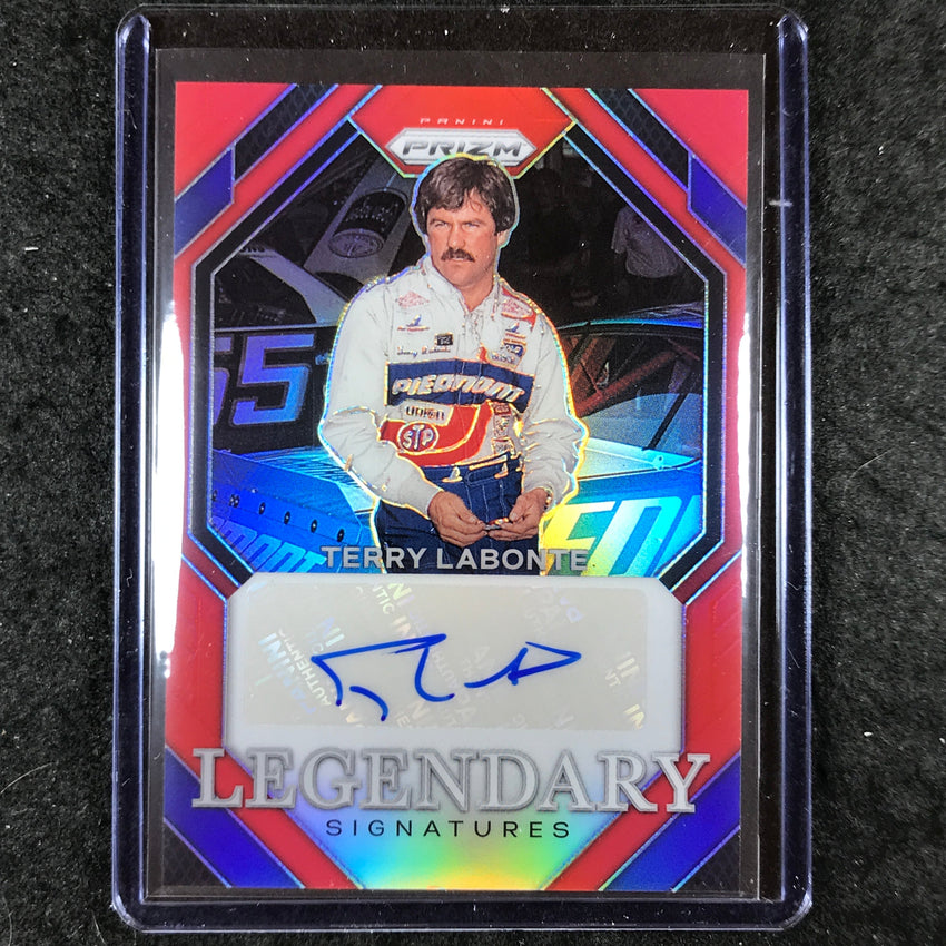 2024 Prizm NASCAR Racing TERRY LABONTE Legendary Signatures Auto Red 56/99