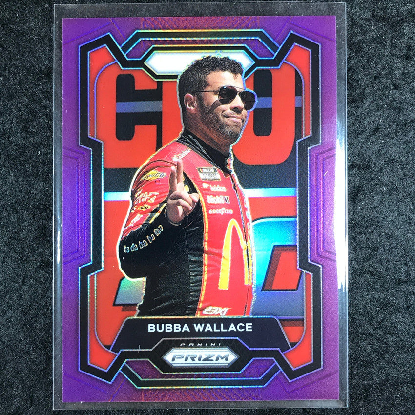 2024 Prizm NASCAR Racing BUBBA WALLACE Base Purple 97/99 #71