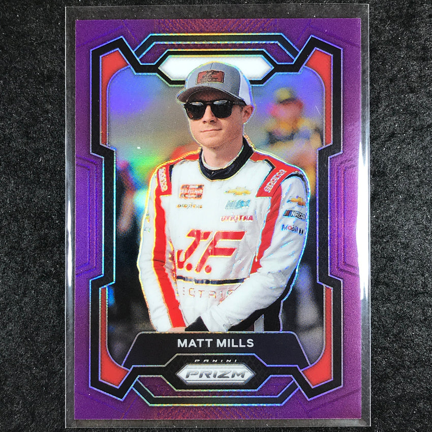 2024 Prizm NASCAR Racing MATT MILLS Base Purple 91/99 #74