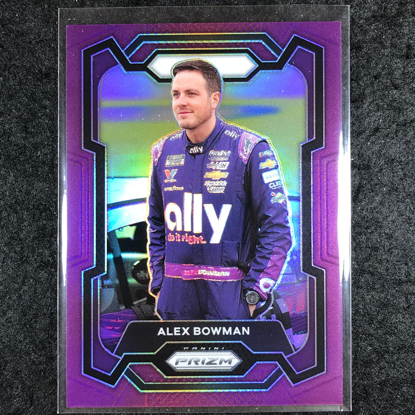 2024 Prizm NASCAR Racing ALEX BOWMAN Base Purple 21/99 #83