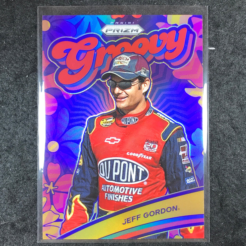 2024 Prizm NASCAR Racing JEFF GORDON Groovy Red 35/99 #3