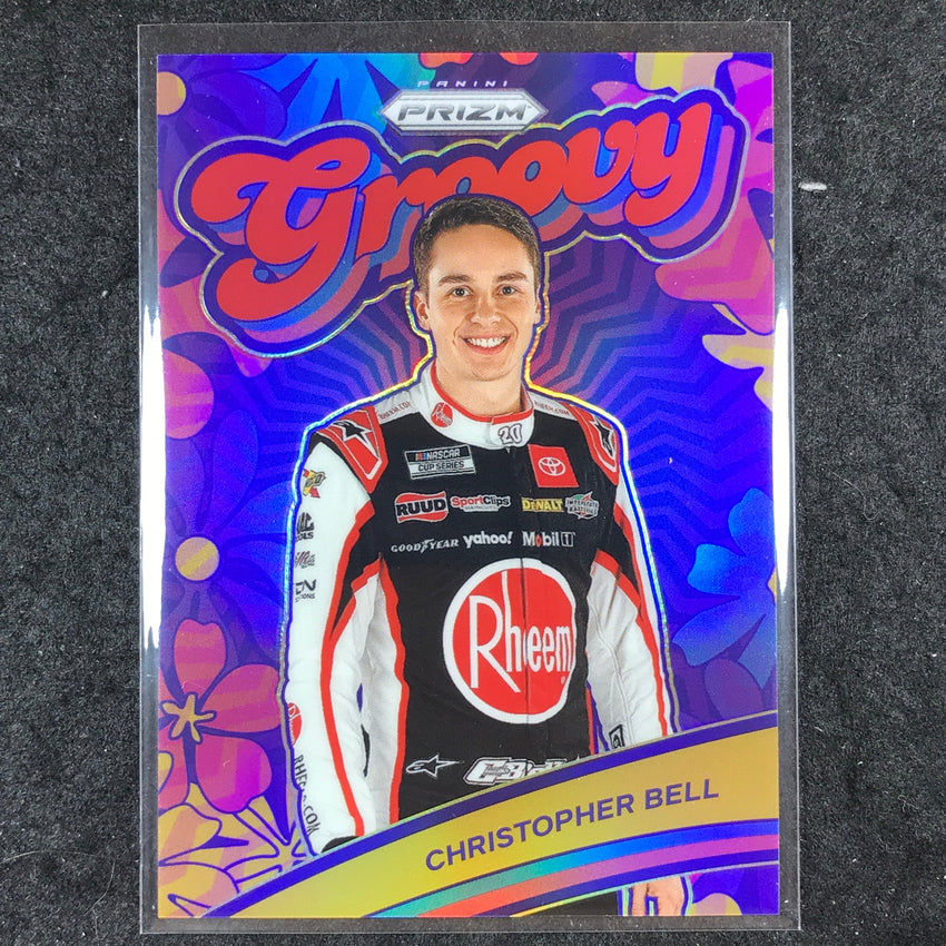 2024 Prizm NASCAR Racing CHRISTOPHER BELL Groovy Red 58/99 #16
