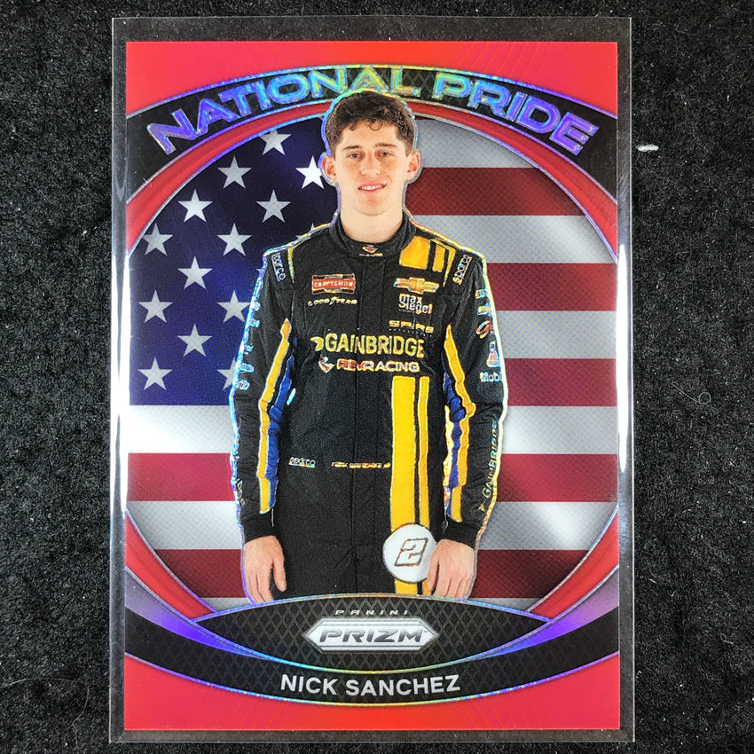 2024 Prizm NASCAR Racing NICK SANCHEZ National Pride Red 72/99 #19