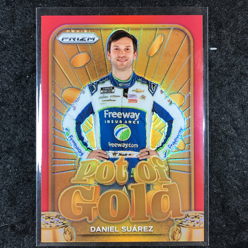2024 Prizm NASCAR Racing DANIEL SUAREZ Pot of Gold Red 52/99 #19