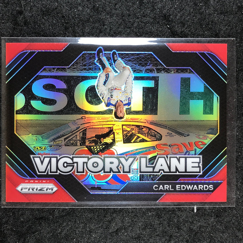 2024 Prizm NASCAR Racing CARL EDWARDS Victory Lane Red 39/99 #12