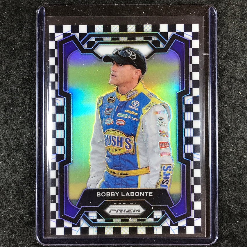 2024 Prizm NASCAR Racing BOBBY LABONTE Base Checkered Flag 43/75 #15
