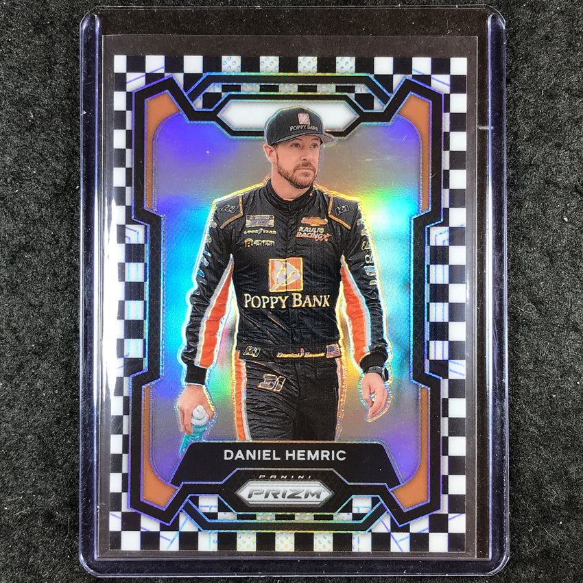 2024 Prizm NASCAR Racing DANIEL HEMRIC Base Checkered Flag 53/75 #58