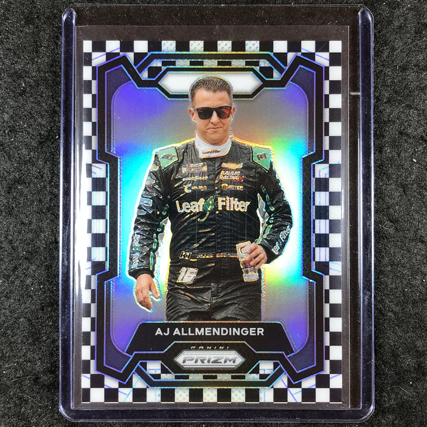 2024 Prizm NASCAR Racing AJ ALLMENDINGER Base Checkered Flag 70/75 #64