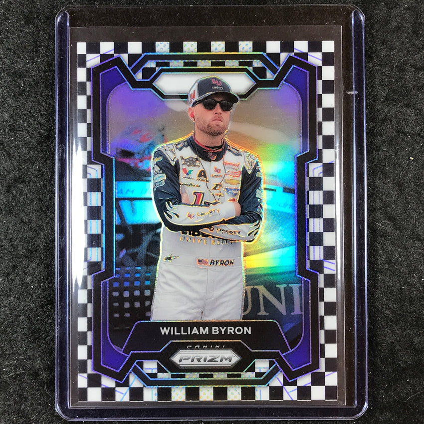 2024 Prizm NASCAR Racing WILLIAM BYRON Base Checkered Flag 42/75 #94