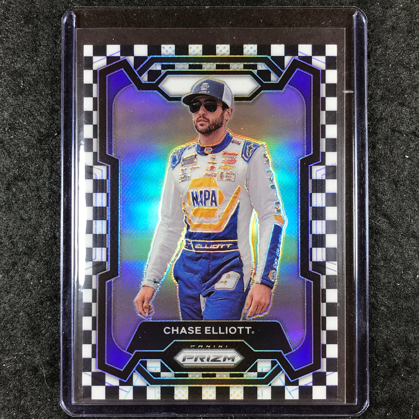 2024 Prizm NASCAR Racing CHASE ELLIOTT Base Checkered Flag 72/75 #68