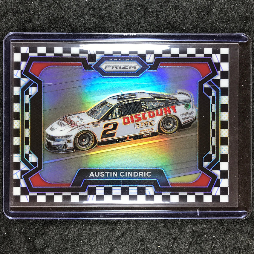 2024 Prizm NASCAR Racing AUSTIN CINDRIC Rides Checkered Flag 50/75 #96