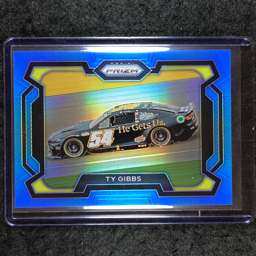 2024 Prizm NASCAR Racing TY GIBBS Rides Carolina Blue 23/49 #4