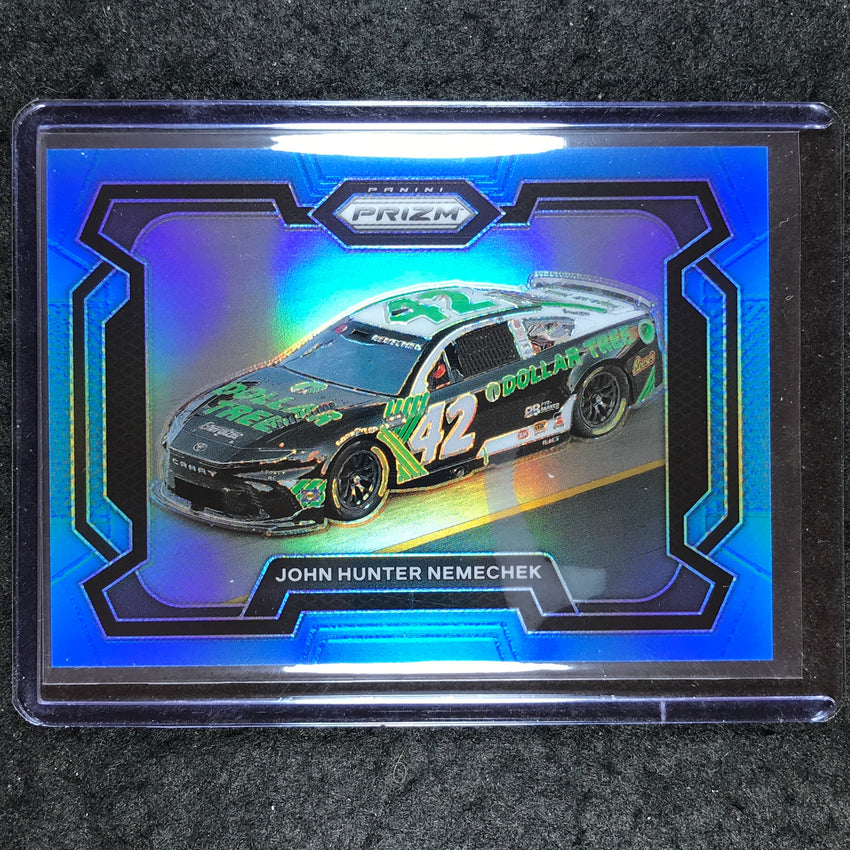 2024 Prizm NASCAR Racing JOHN HUNTER NEMECHEK Rides Carolina Blue 16/49 #33