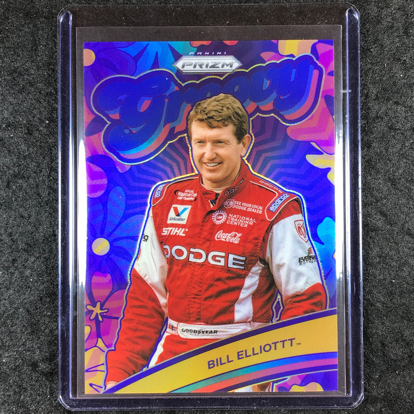 2024 Prizm NASCAR Racing BILL ELLIOTT Groovy Blue 28/49 #21
