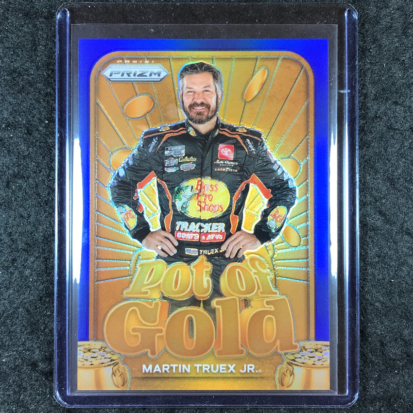 2024 Prizm NASCAR Racing MARTIN TRUEX JR. Pot of Gold Blue 14/49 #24