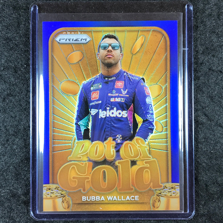 2024 Prizm NASCAR Racing BUBBA WALLACE Pot of Gold Blue 48/49 #25