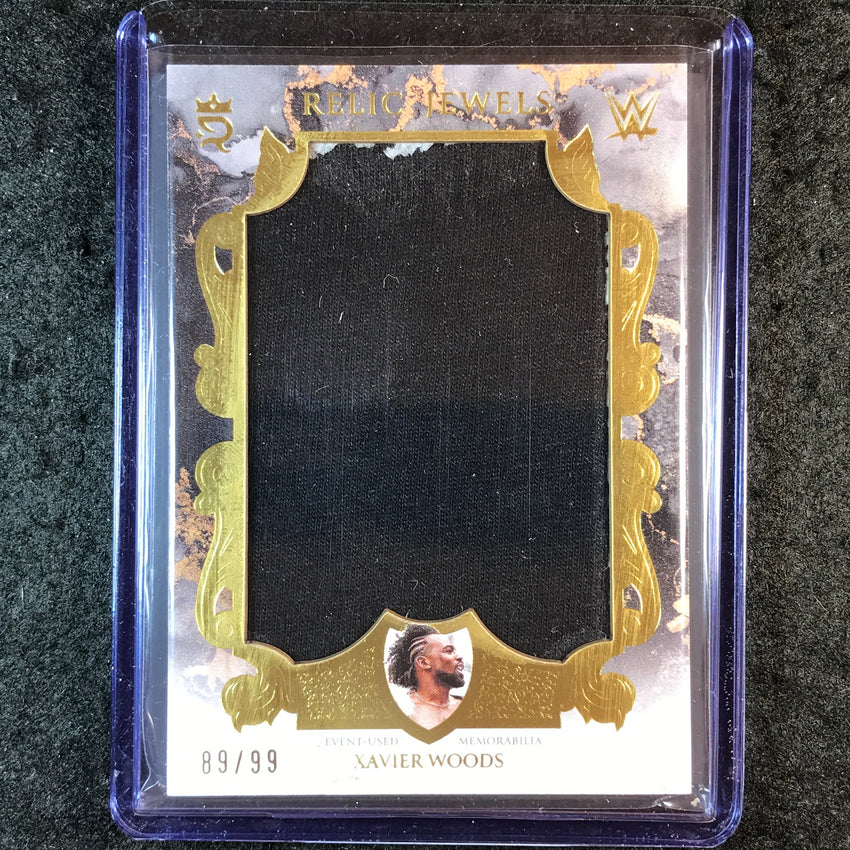 2025 Topps Royalty WWE XAVIER WOODS Relic Jewels Jumbo 89/99