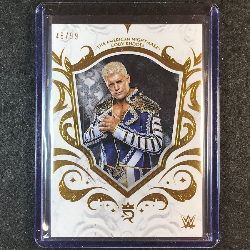 2025 Topps Royalty WWE "THE AMERICAN NIGHTMARE" CODY RHODES Base 48/99 #14