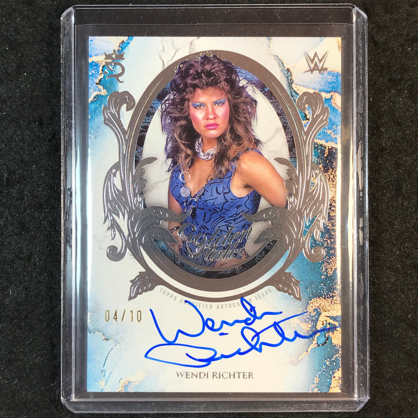 2025 Topps Royalty WWE WENDI RICHTER Golden Hall Auto Silver 4/10