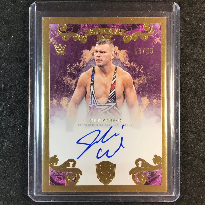 2025 Topps Royalty WWE JULIUS CREED Imperial Ink 58/99