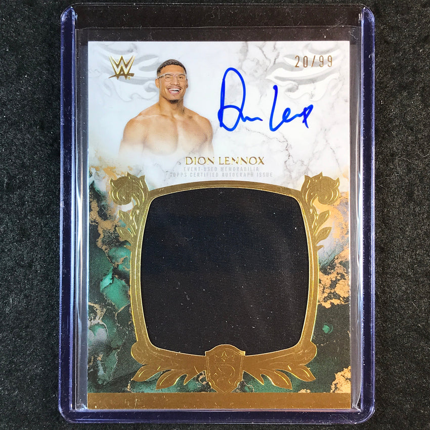 2025 Topps Royalty WWE DION LENNOX Royalty Relic Auto 20/99