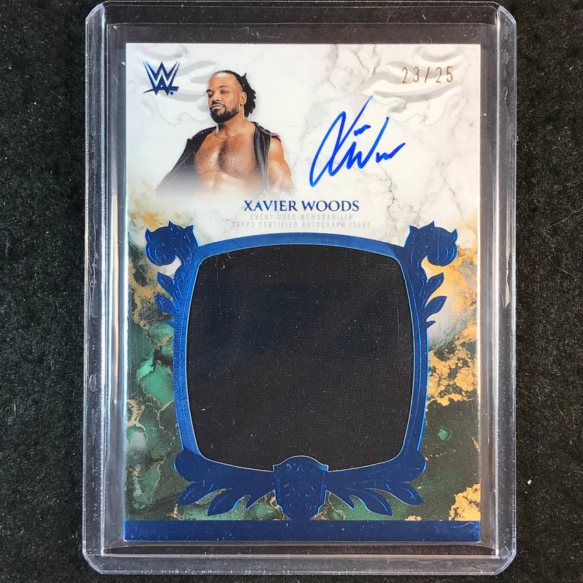 2025 Topps Royalty WWE XAVIER WOODS Royalty Relic Auto Blue 23/25