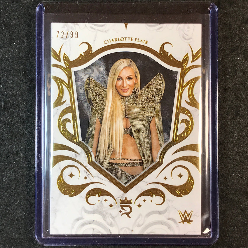 2025 Topps Royalty WWE CHARLOTTE FLAIR Base 72/99 #100
