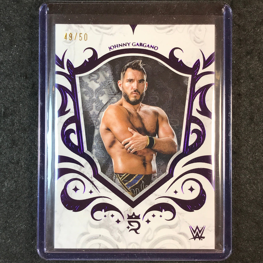 2025 Topps Royalty WWE JOHNNY GARGANO Base Purple 49/50 #43