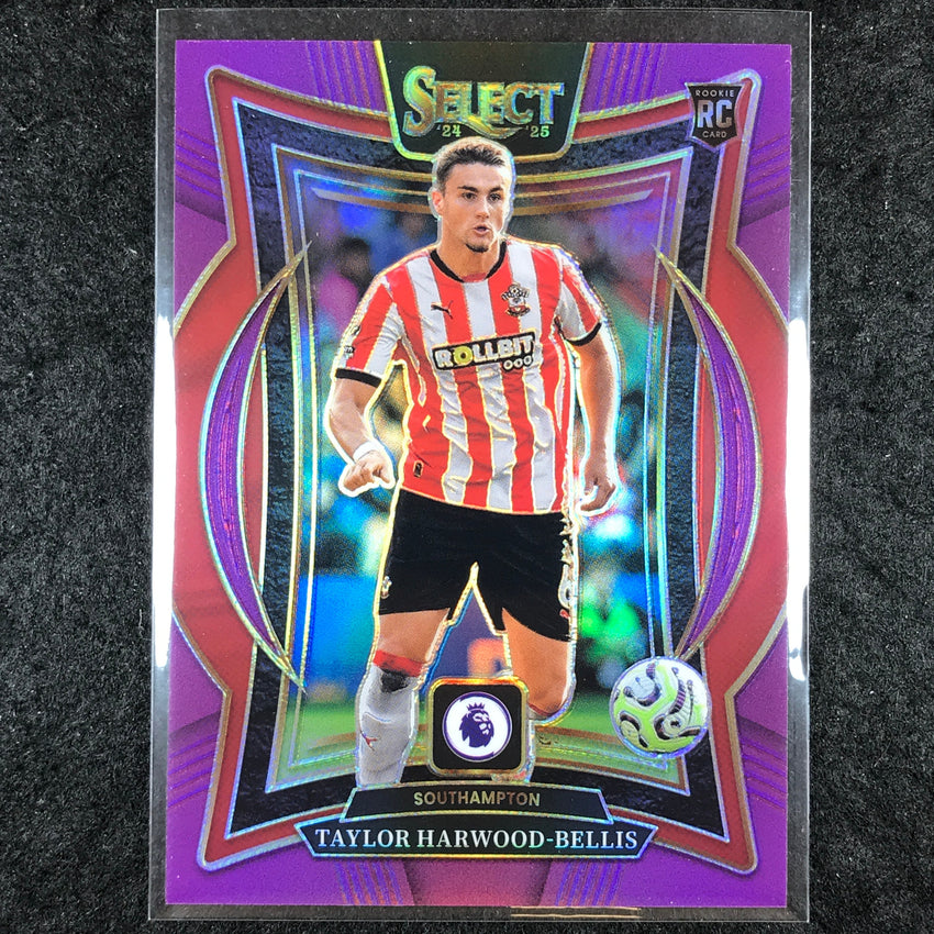 2024-25 Select EPL TAYLOR HARWOOD-BELLIS Terrace Rookie Purple /140 #50