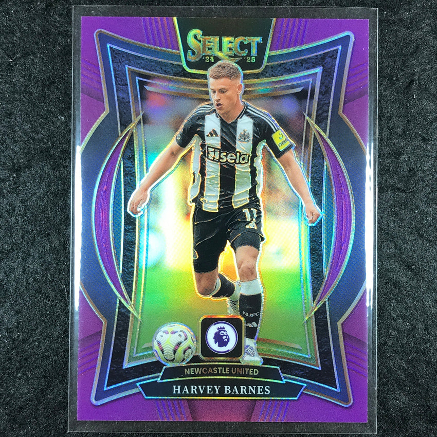 2024-25 Select EPL HARVEY BARNES Terrace Purple /140 #89