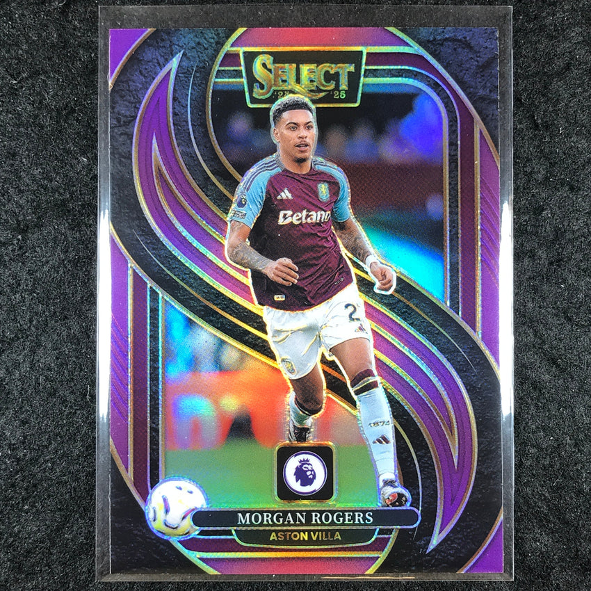 2024-25 Select EPL MORGAN ROGERS Mezzanine Purple /140 #113