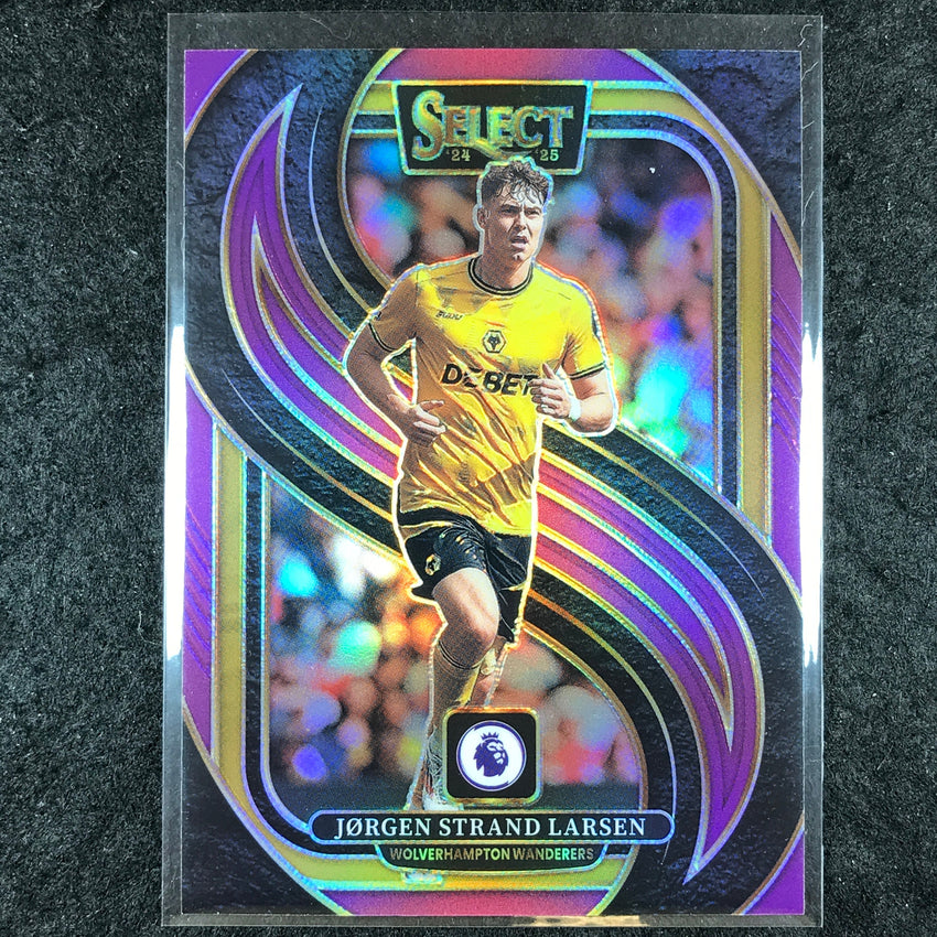 2024-25 Select EPL JORGEN STRAND LARSEN Mezzanine Purple /140 #129