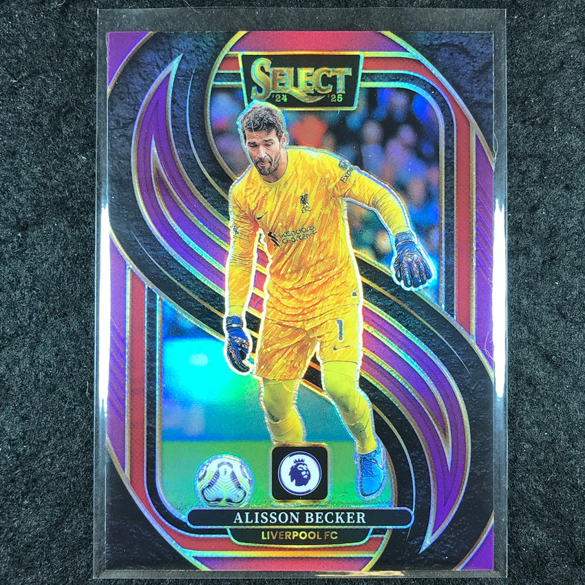 2024-25 Select EPL ALISSON BECKER Mezzanine Purple /140 #143
