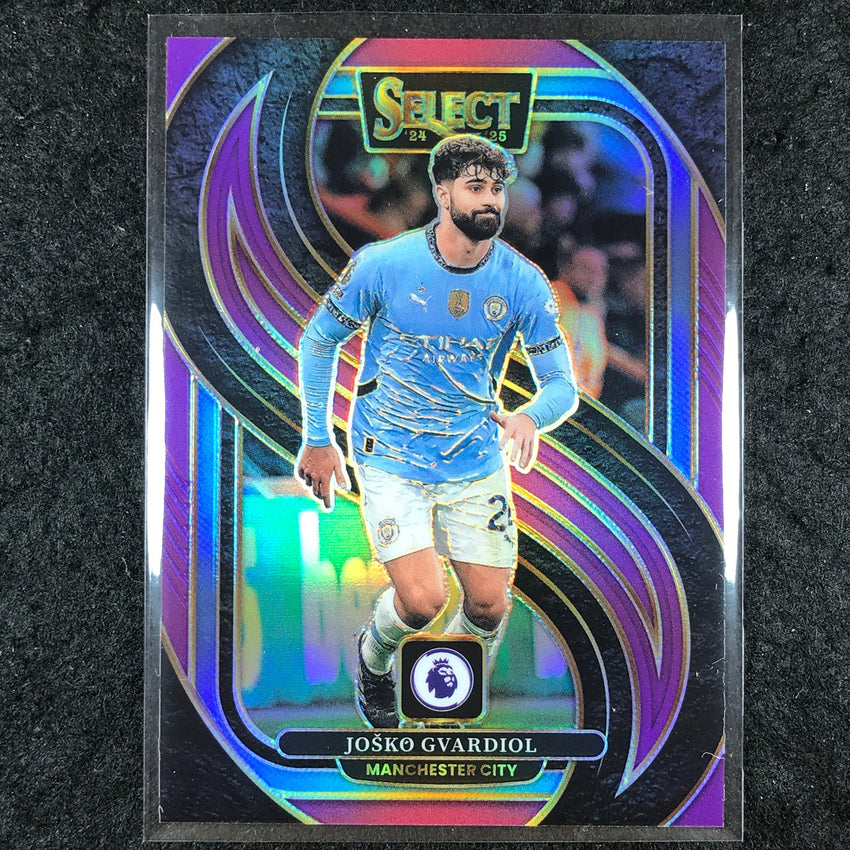 2024-25 Select EPL JOSKO GVARDIOL Mezzanine Purple /140 #154