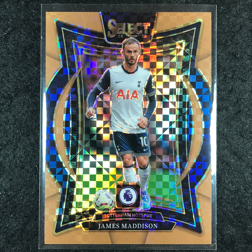 2024-25 Select EPL JAMES MADDISON Terrace Bronze Checker /125 #7