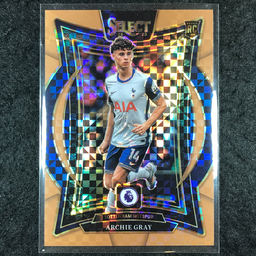 2024-25 Select EPL ARCHIE GRAY Terrace Rookie Bronze Checker /125 #8