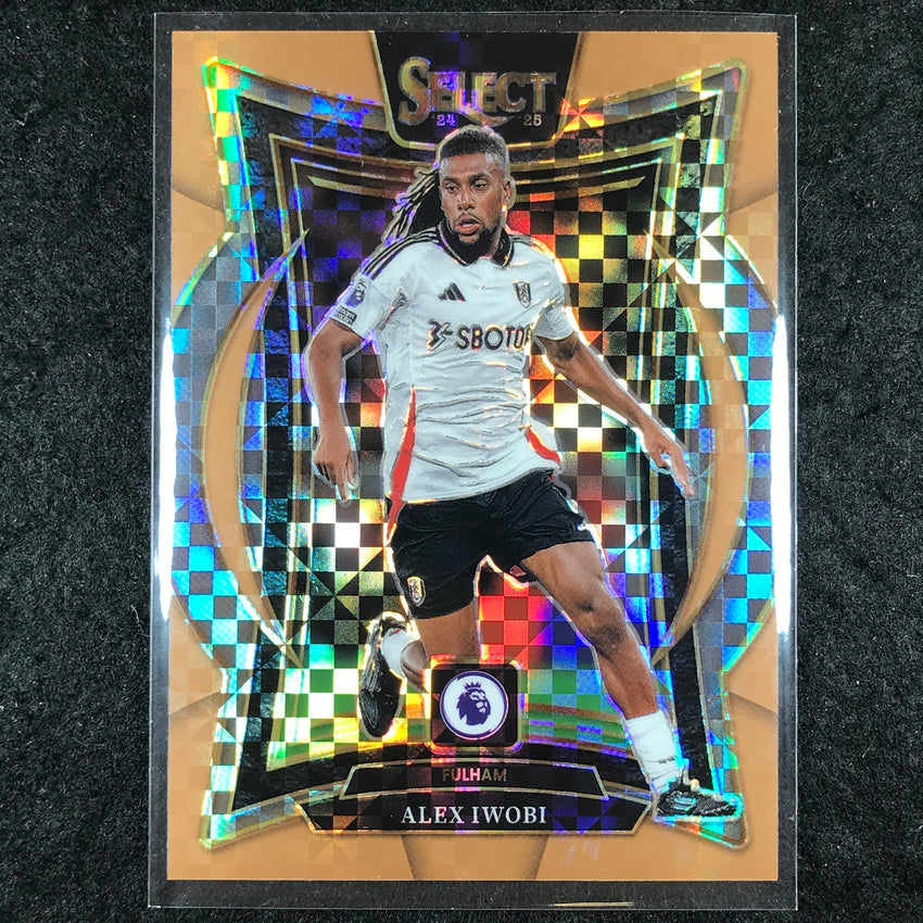 2024-25 Select EPL ALEX IWOBI Terrace Bronze Checker /125 #24