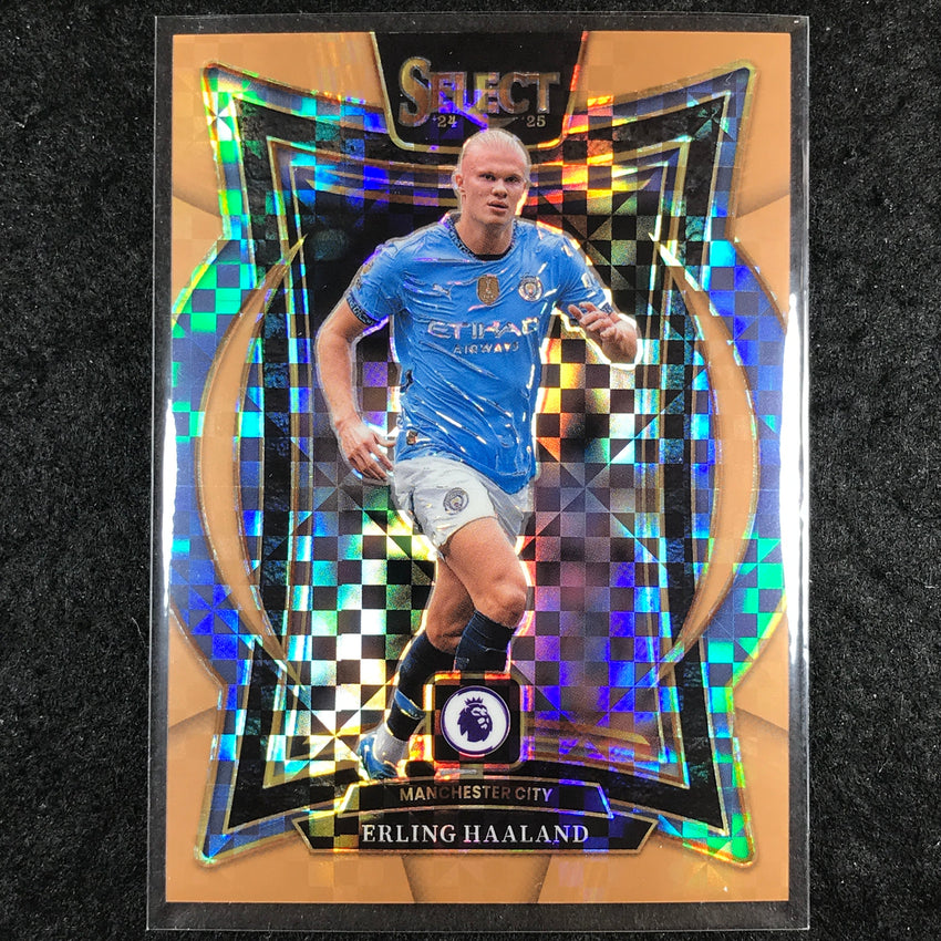 2024-25 Select EPL ERLING HAALAND Terrace Bronze Checker /125 #51