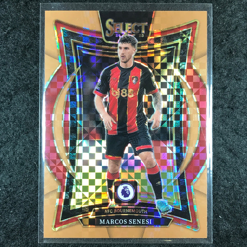 2024-25 Select EPL MARCOS SENESI Terrace Bronze Checker /125 #61