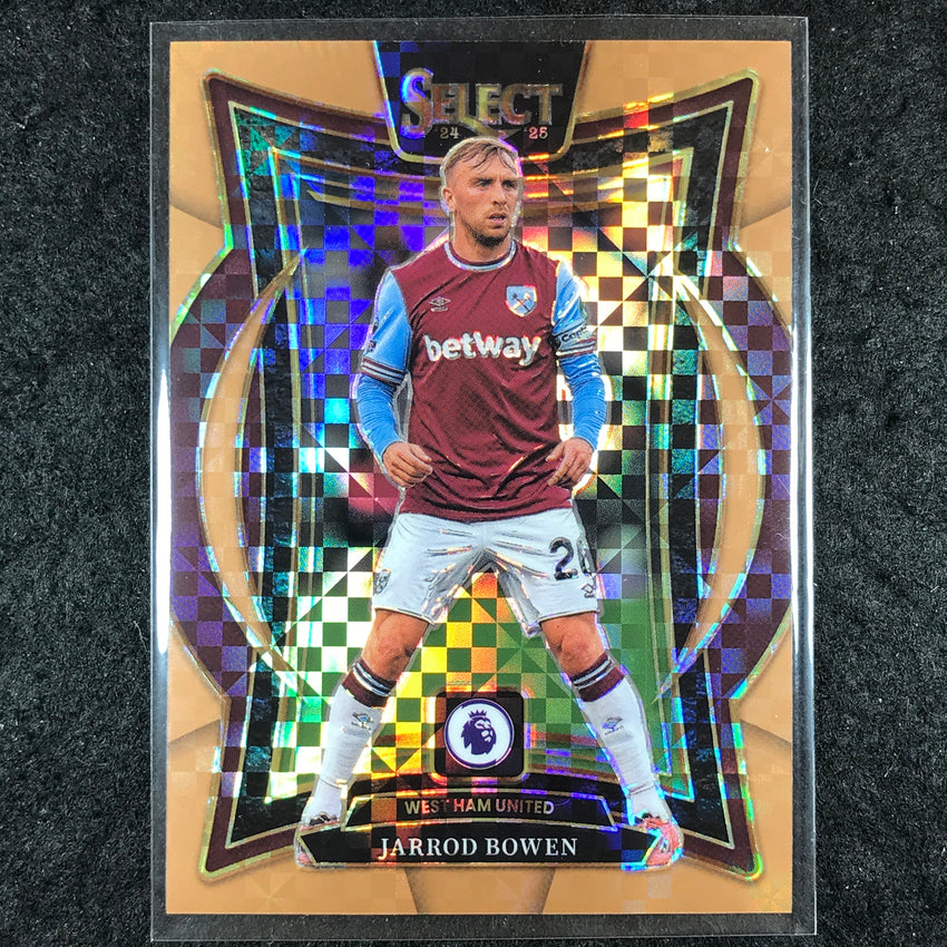 2024-25 Select EPL JARROD BOWEN Terrace Bronze Checker /125 #67