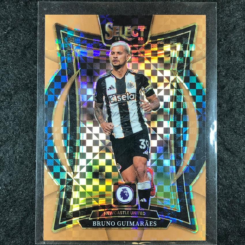 2024-25 Select EPL BRUNO GUIMARAES Terrace Bronze Checker /125 #86