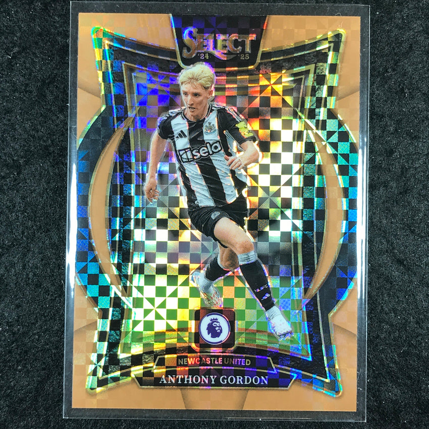 2024-25 Select EPL ANTHONY GORDON Terrace Bronze Checker /125 #88