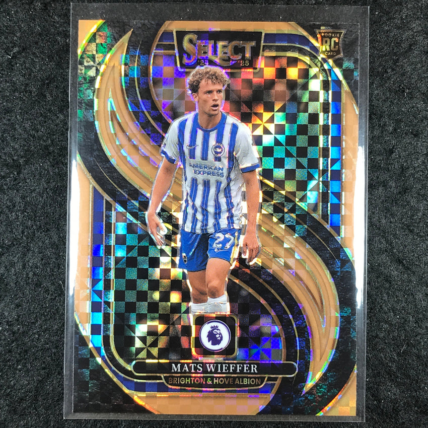 2024-25 Select EPL MATS WIEFFER Mezzanine Rookie Bronze Checker /125 #140