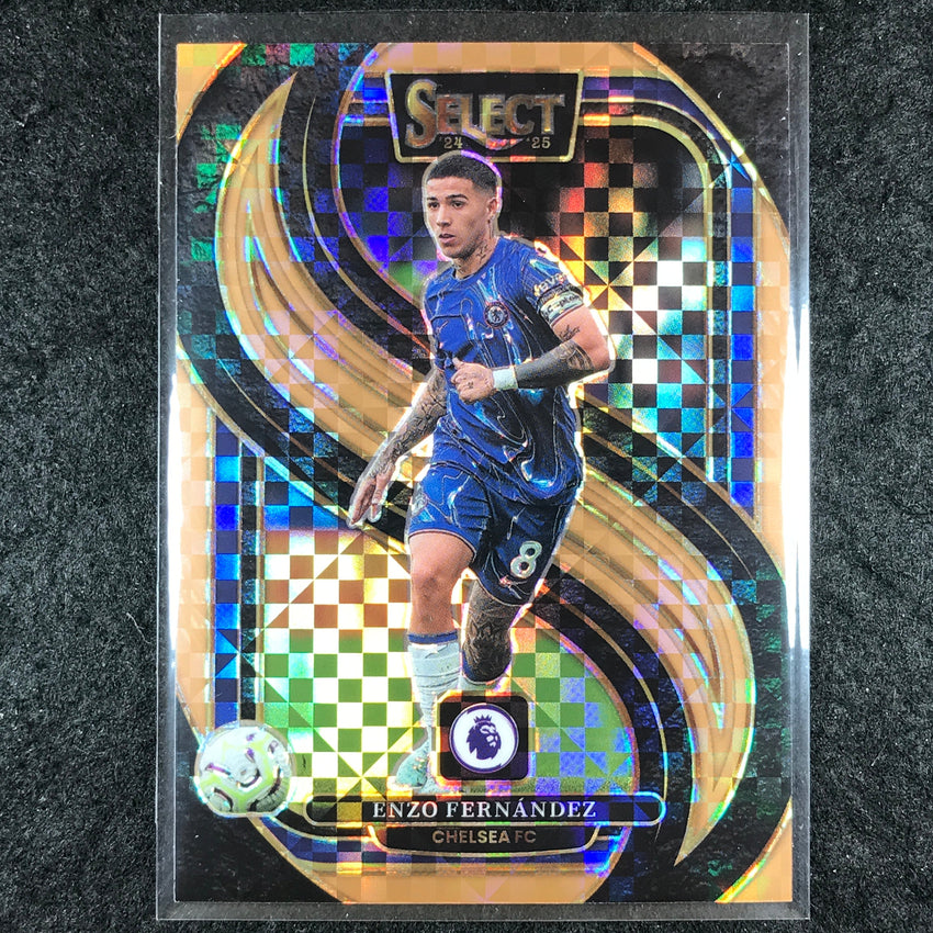 2024-25 Select EPL ENZO FERNANDEZ Mezzanine Bronze Checker /125 #184